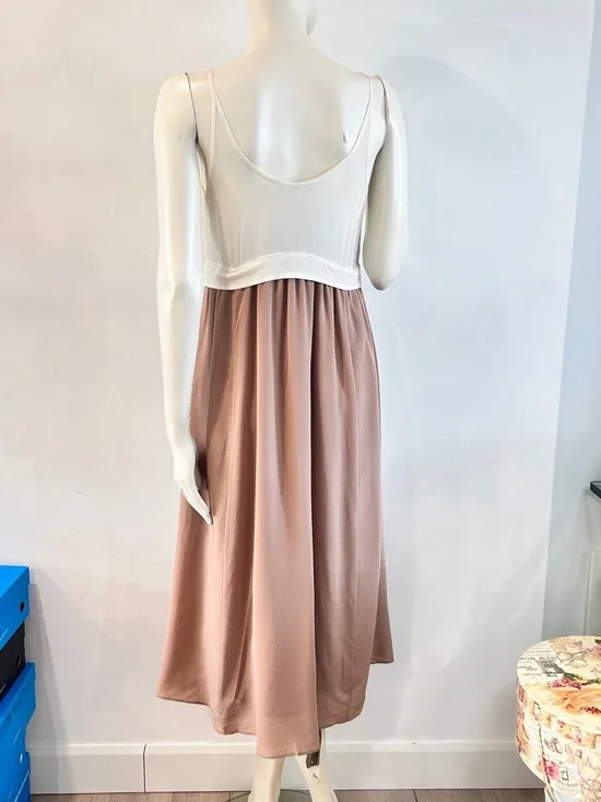 Aritzia Wilfred Bisous Silk Slip Midi Dress - Picture 8 of 13